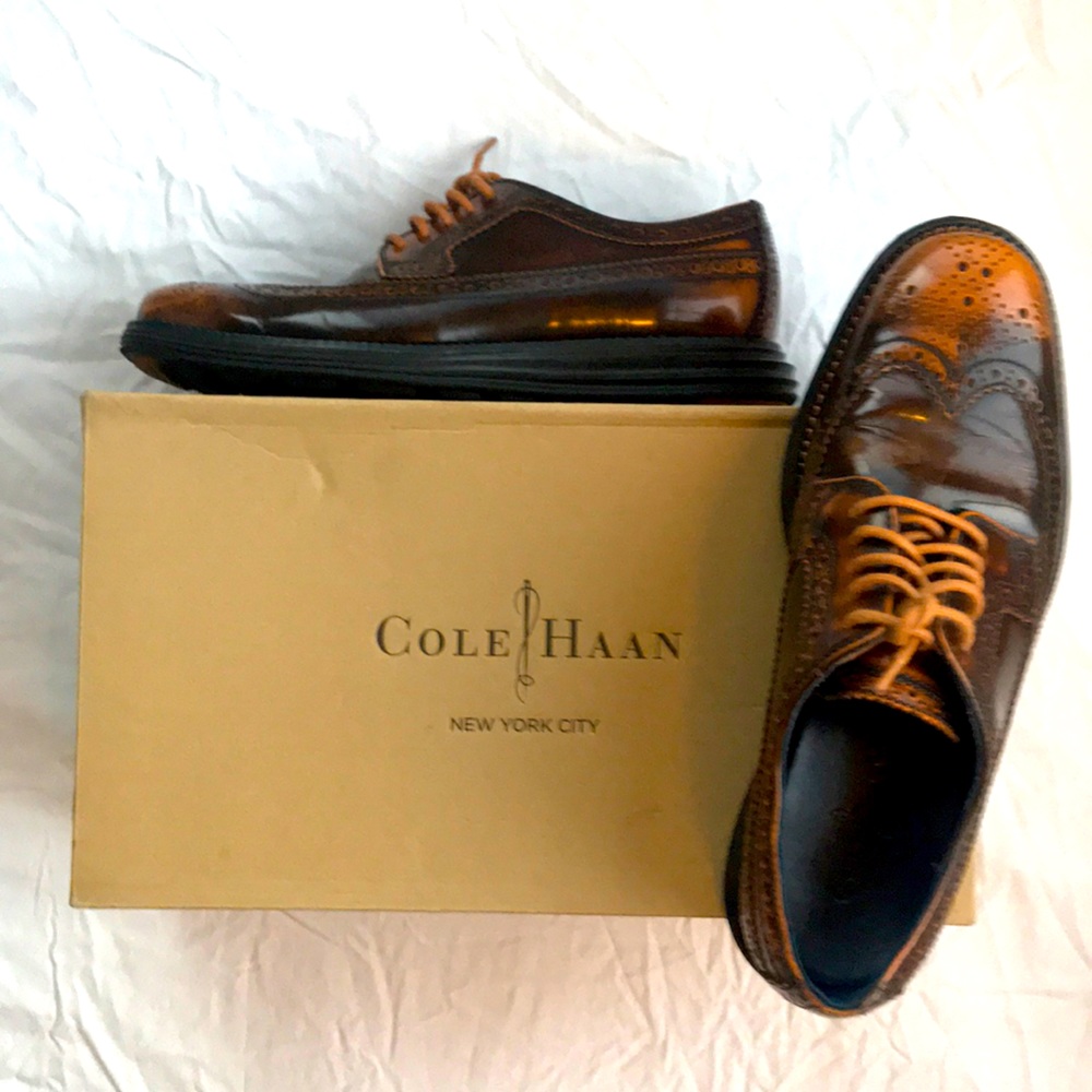 Rare Cole Haan Original Lunargrand Long Wingtip